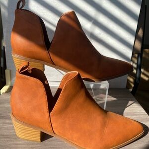 Women's Orange Ankle Boots